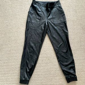 Pleather Joggers Spanx XL